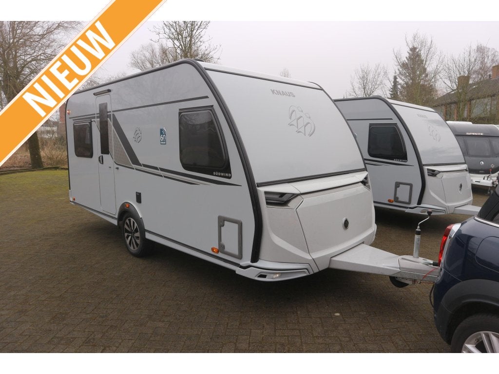 Knaus Sudwind 60 Years 450 FU campovolo prijs all in, Caravans en Kamperen, Caravans, Overige typen, Bedrijf, 5 tot 6 meter, Knaus