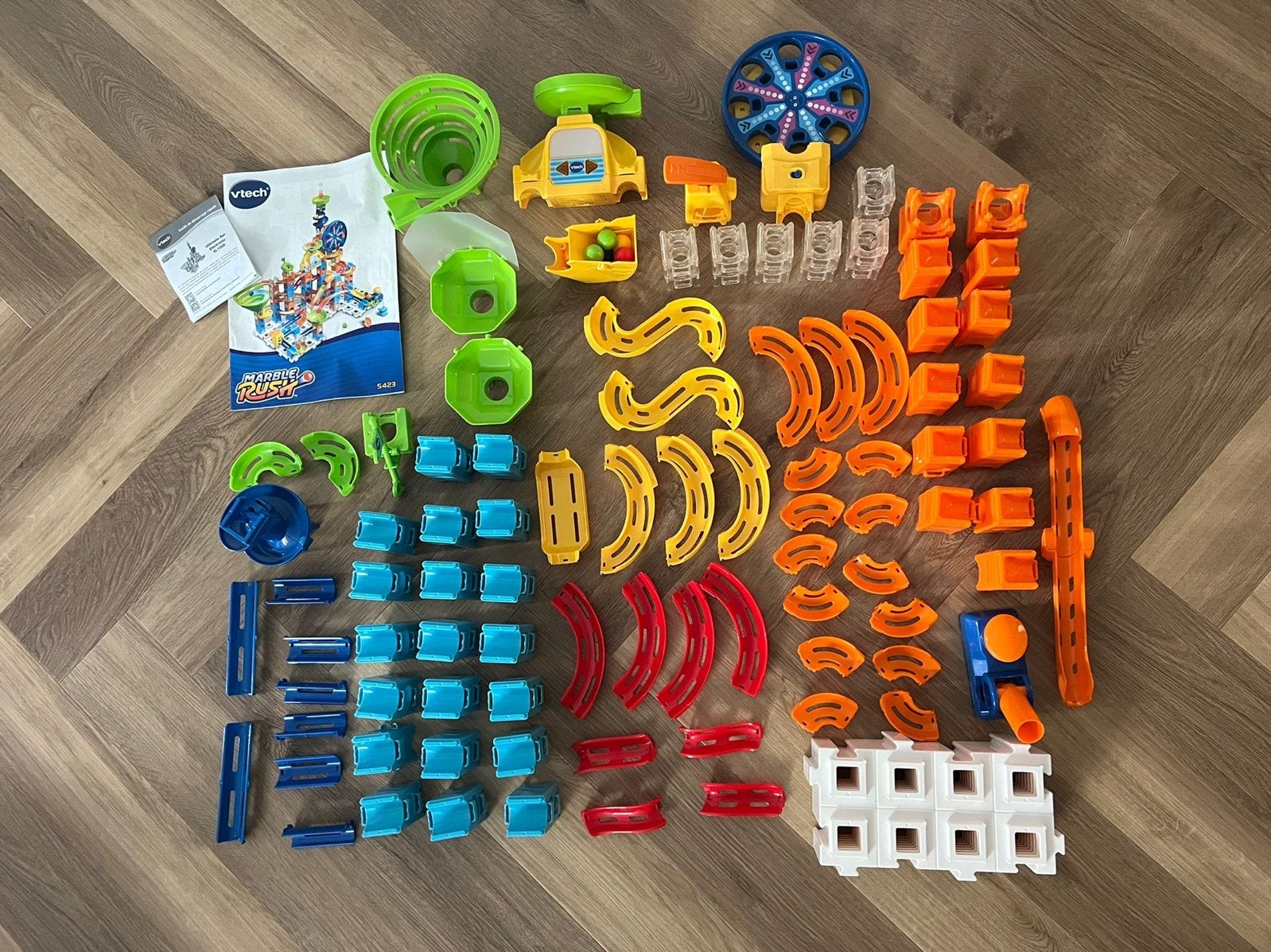 VTech Marble Rush Ultimate Set XL1000 knikkerbaan, Ophalen of Verzenden, Zo goed als nieuw, Bouwen, Met licht