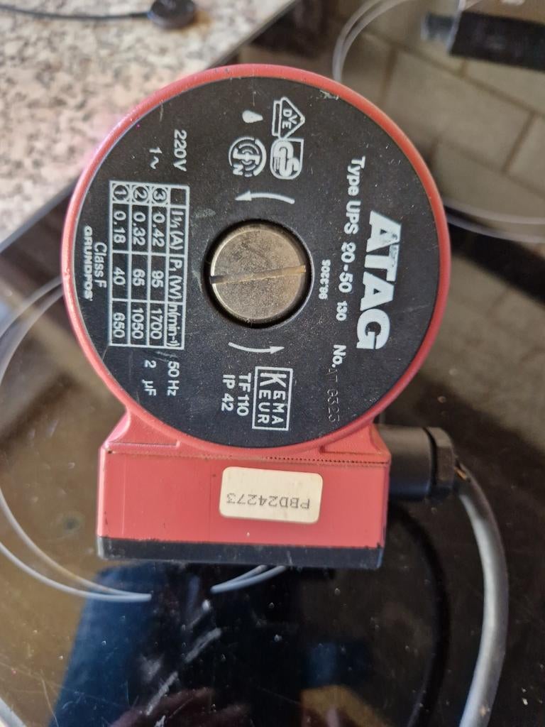 Atag CV pomp UPS 20-50 - Getest en Werkend, Gebruikt, Minder dan 30 cm, Overige typen, Minder dan 60 cm