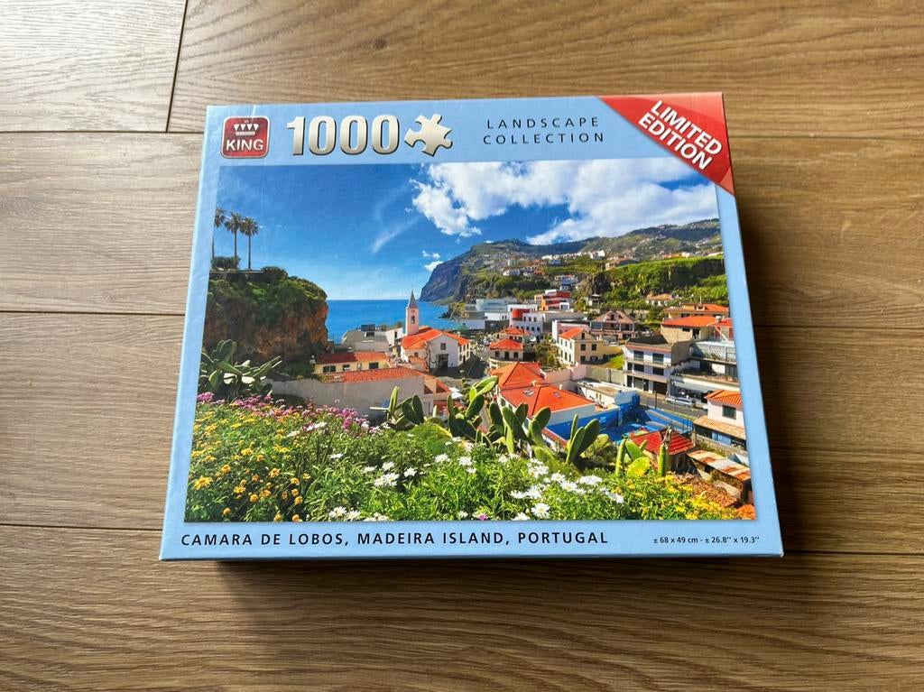 Puzzel, madeira eiland, Portugal, Ophalen of Verzenden, 500 t/m 1500 stukjes, Zo goed als nieuw, Legpuzzel