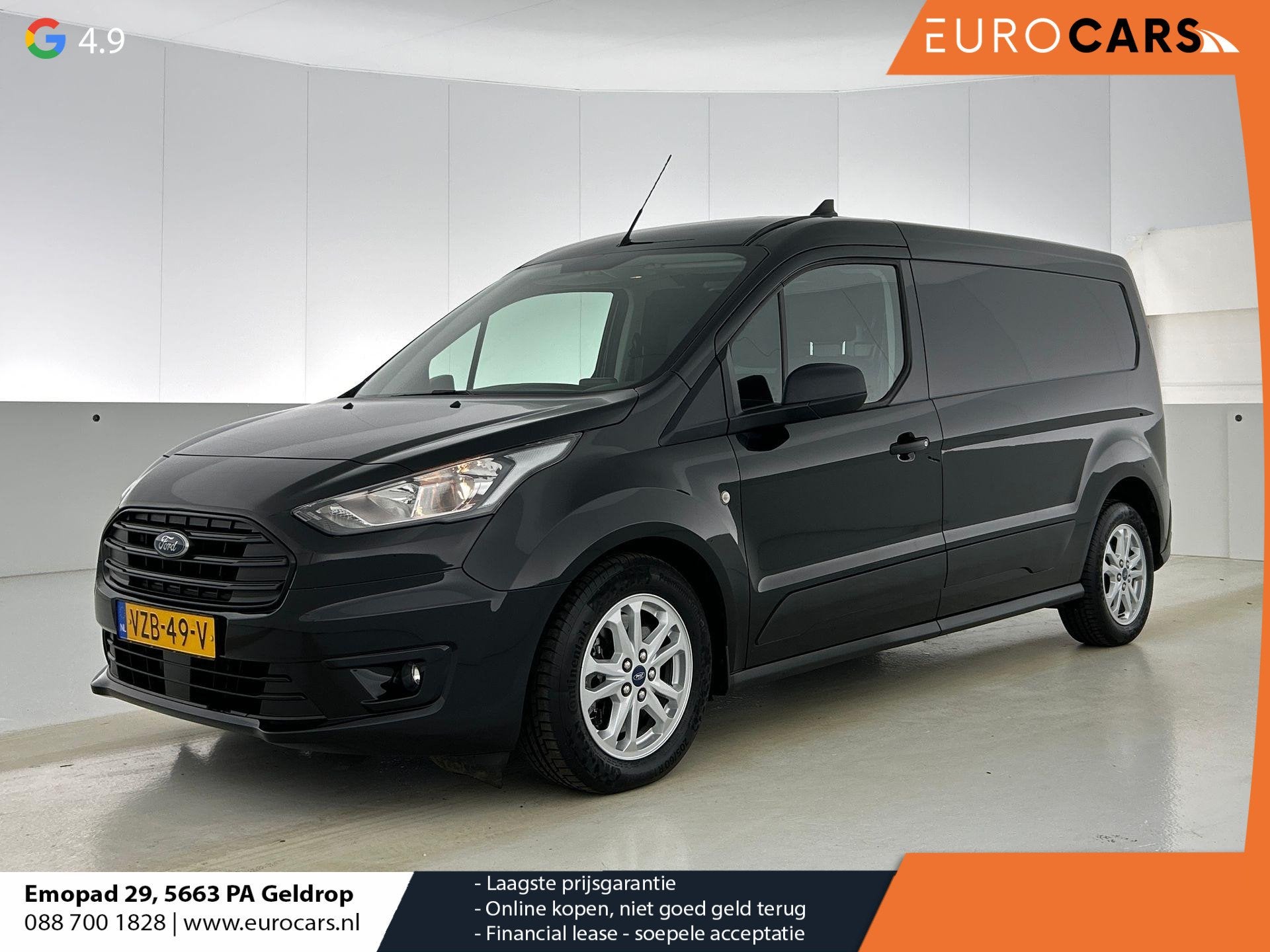 Ford Transit Connect 1.5 EcoBlue L2 Trend Automaat Navigatie, Auto's, Bestelauto's, 1390 kg, Stof, Gebruikt, 4 cilinders