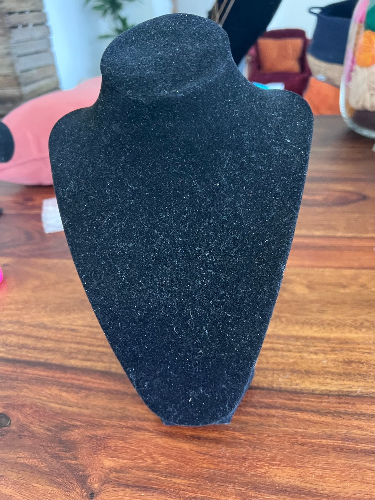 Zwart fluwelen sieraden display standaard, Sieraden, Tassen en Uiterlijk, Ophalen of Verzenden, Gebruikt