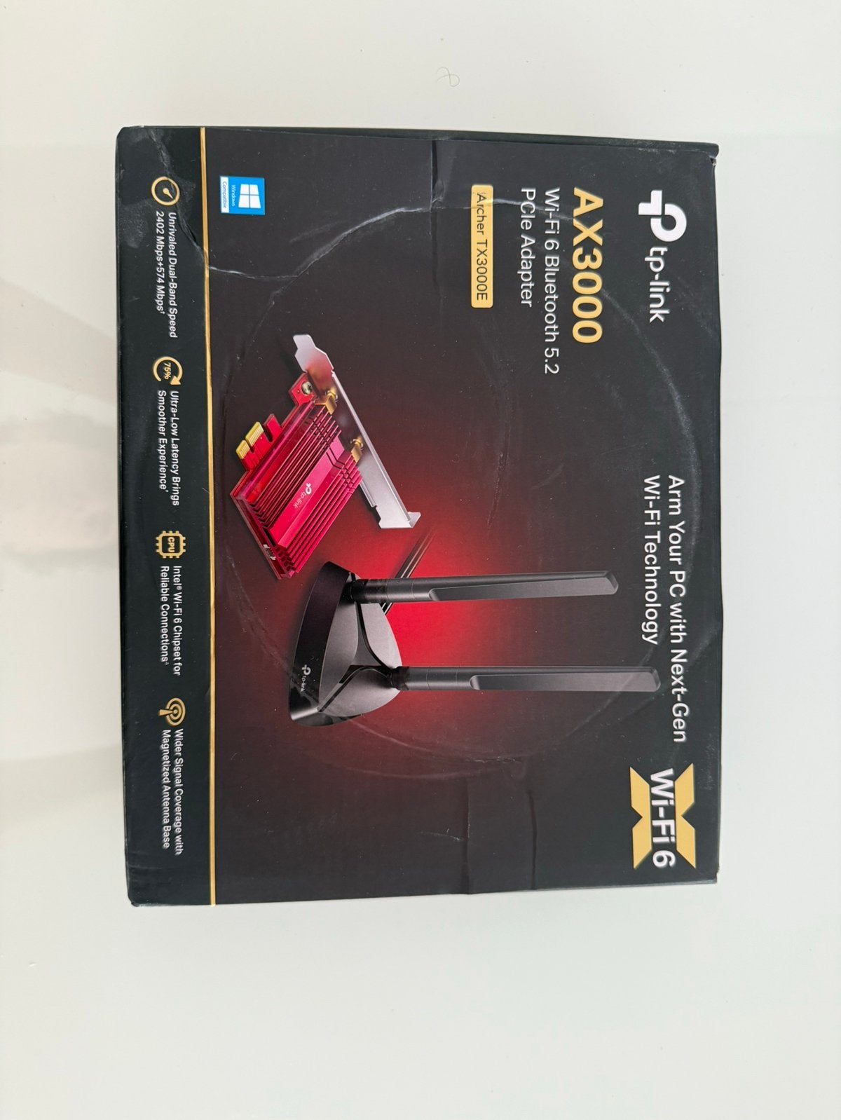 TP-link archer AX3000e Wifi-6 & bluetooth kaart voor Windows, Computers en Software, Ophalen of Verzenden, Zo goed als nieuw