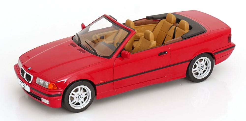 1:18 BMW E36 325I Cabriolet - 1993 - Rood NIEUW!, Overige merken, MCG, Auto, .
