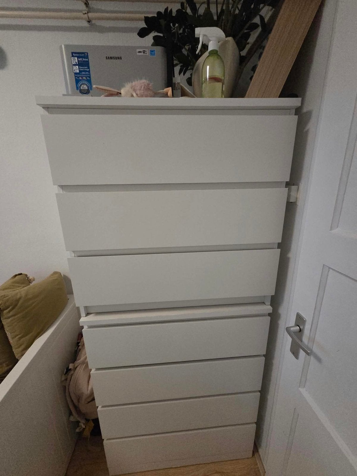 IKEA MALM ladekasten – 3 en 4 lades – wit, Huis en Inrichting, Ophalen, Gebruikt