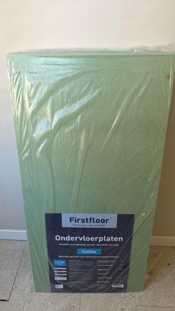 Ondervloerplaten laminaat Firstfloor, Doe-het-zelf en Verbouw, Vloerdelen en Plavuizen, Ophalen, Overige materialen, 30 cm of meer