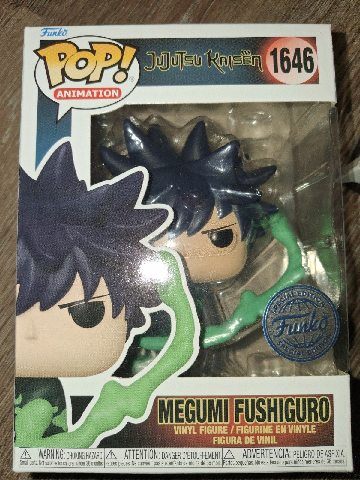Funko Pop! Jujutsu Kaisen Megumi Fushiguro #1646, Ophalen, Nieuw
