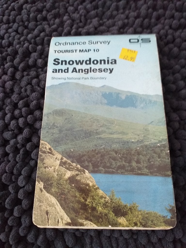 Kaart Snowdonia en Anglesey, Boeken, Atlassen en Landkaarten, Gelezen, Verenigd Koninkrijk, Ophalen of Verzenden, Landkaart