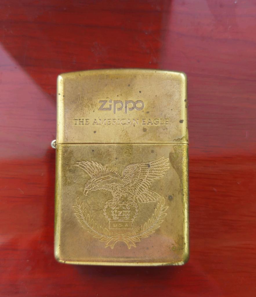 Zippo The American Eagle U.S.A 1991, Verzamelen, Ophalen of Verzenden, Gebruikt, Aansteker