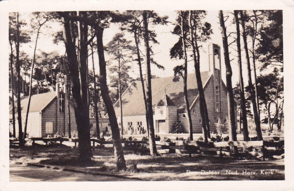 Den Dolder. Oude Ansichtkaart: Ned. Herv. Kerk . **, Verzenden, 1940 tot 1960, Ongelopen, Utrecht