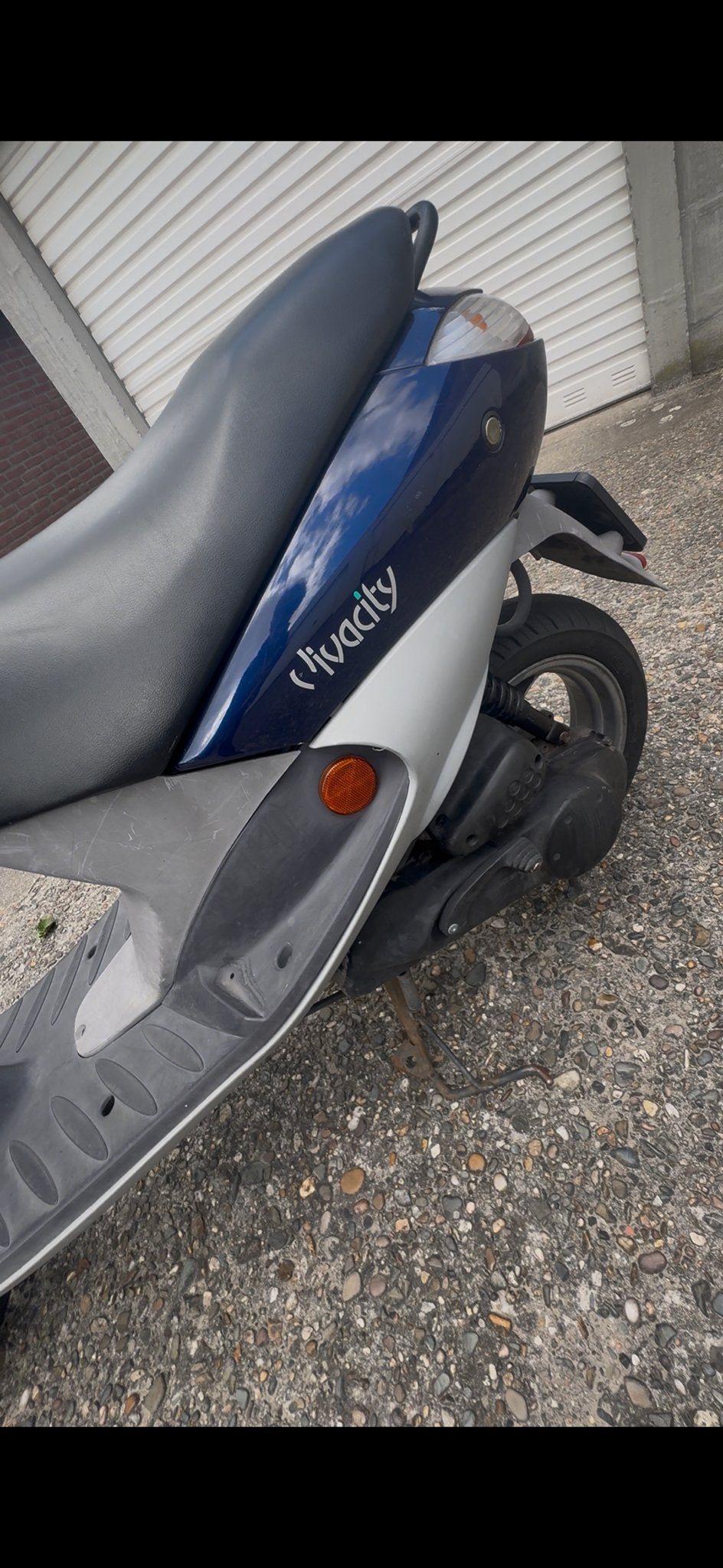 Peugeot Vivacity 70cc blauw kenteken doe maar een bod, Ophalen, Gebruikt, Maximaal 45 km/u, Benzine