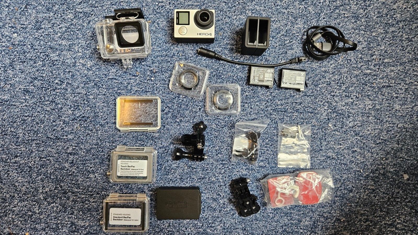 GoPro Hero 4 Black met scherm waterdichte behuizing, Ophalen of Verzenden, Zo goed als nieuw, GoPro