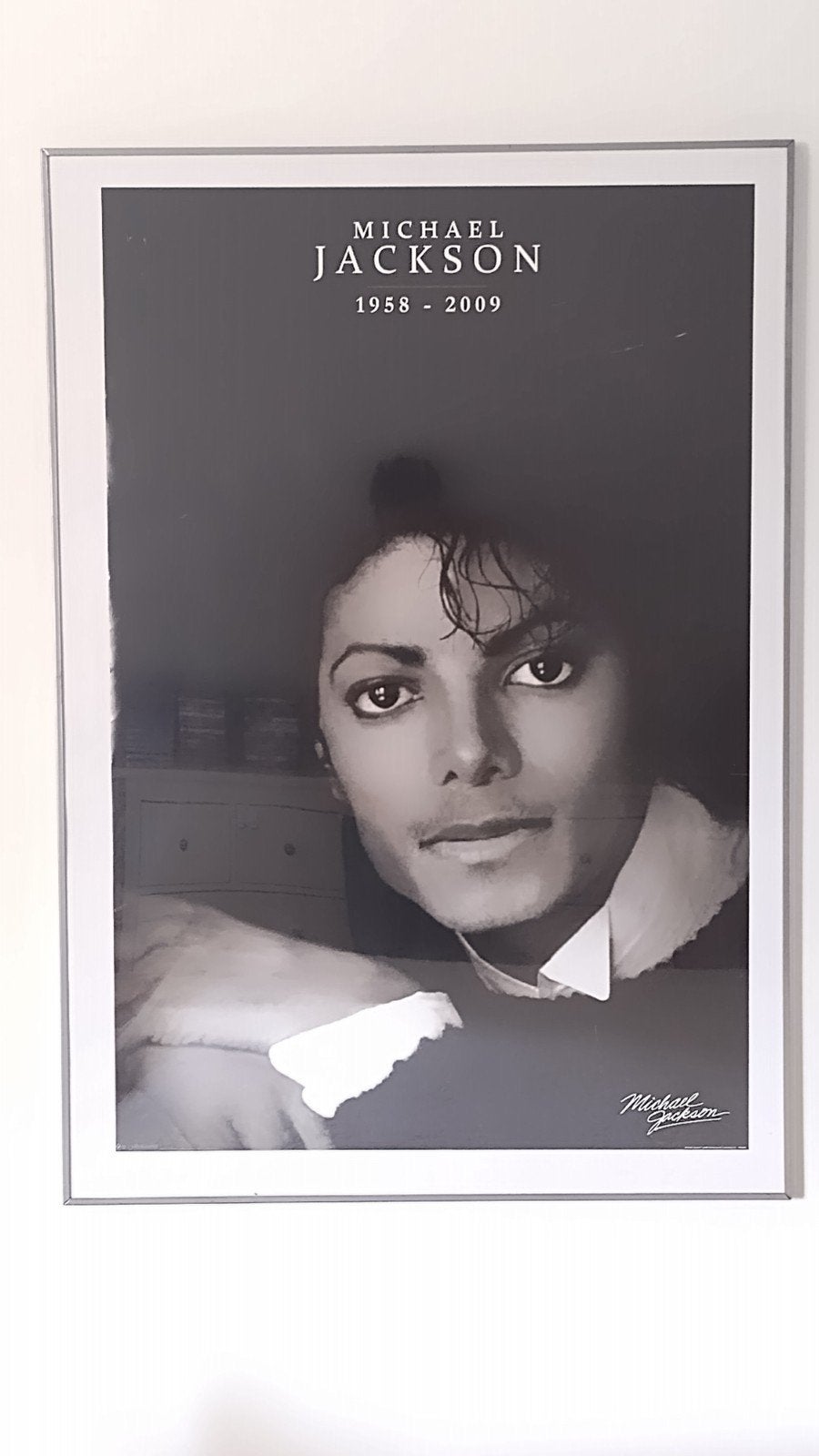 Michael Jackson Black or White poster, Ophalen of Verzenden, Zo goed als nieuw, A1 t/m A3