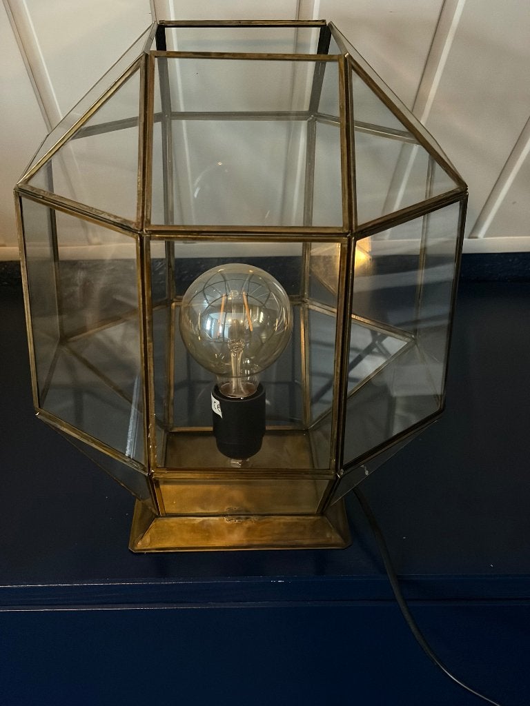 Glazen lamp, Ophalen, Gebruikt, Glas