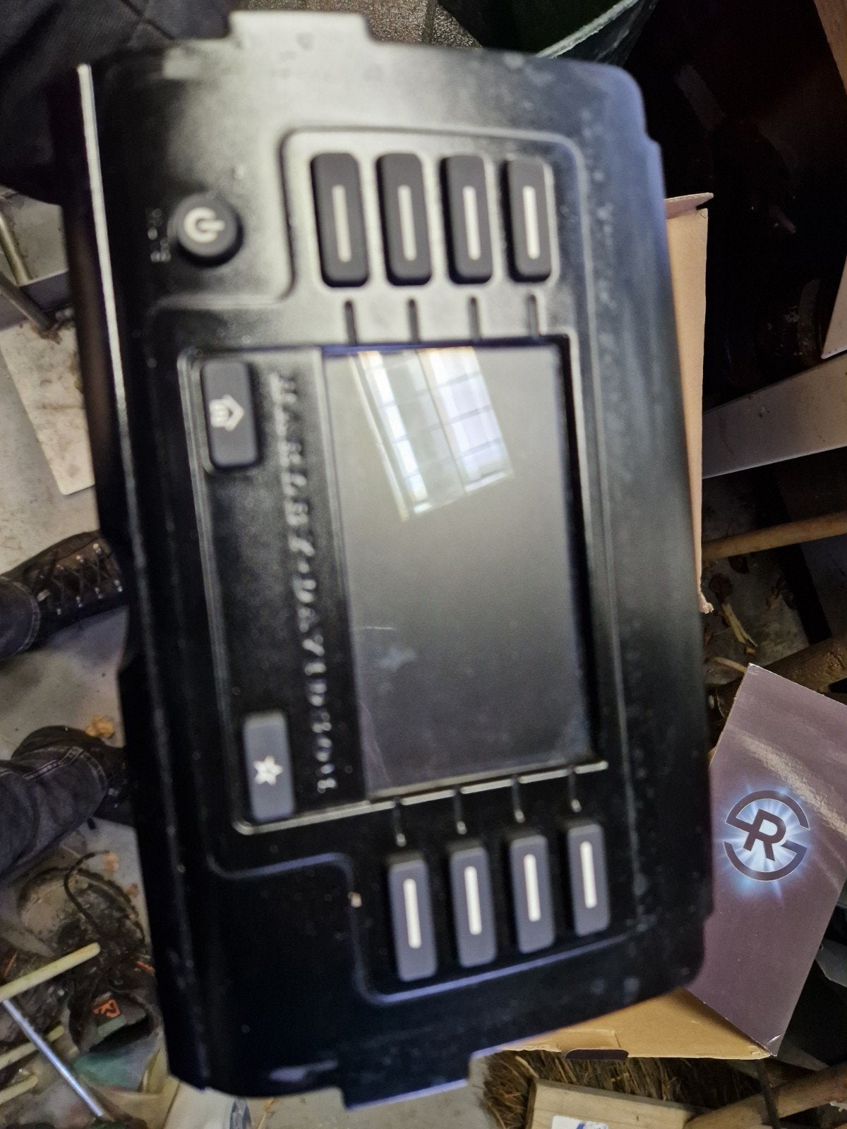Boom radio en originele spiegels voor streetglides, Motoren, Ophalen of Verzenden, Gebruikt