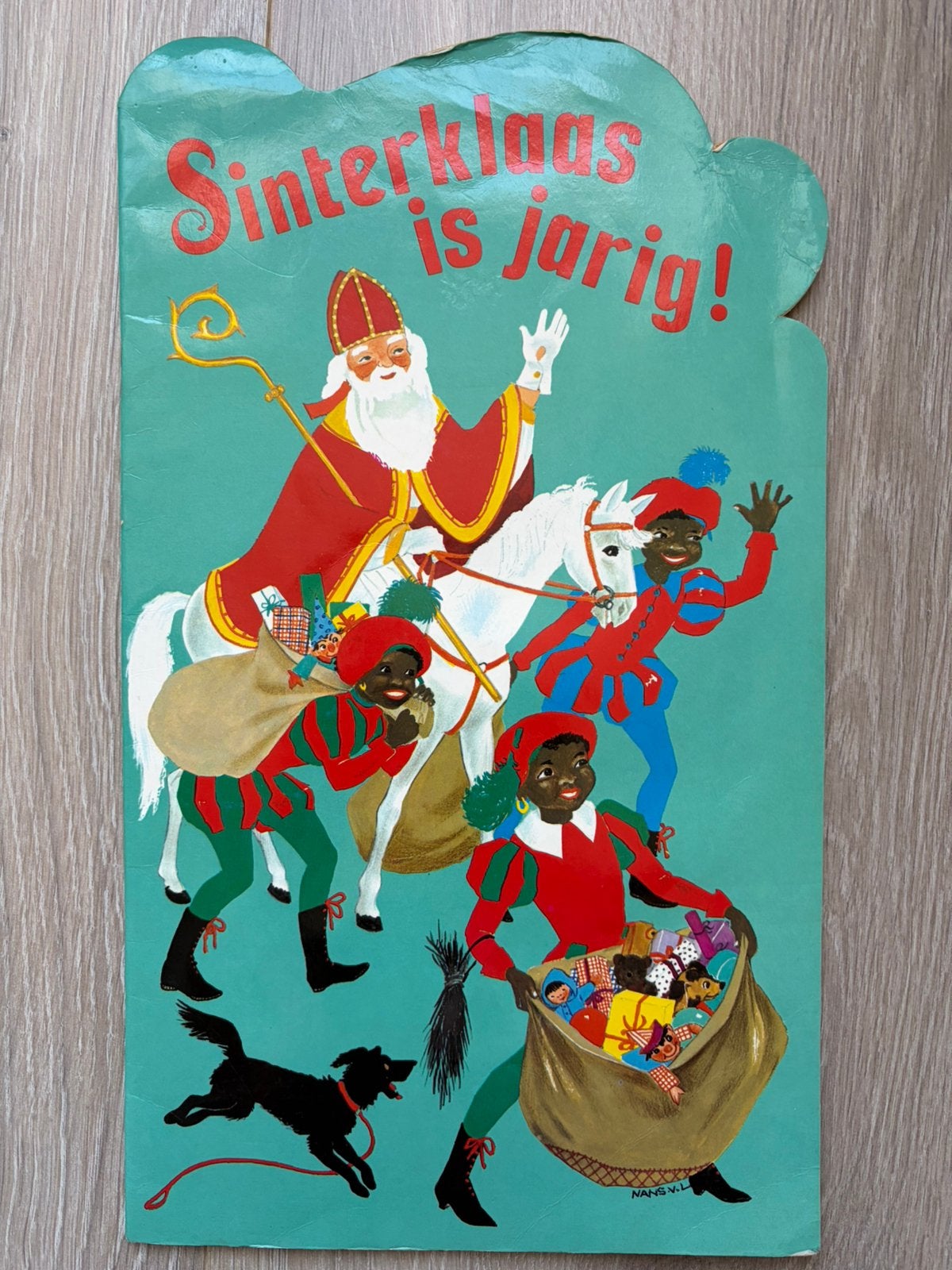Vintage sinterklaas boek hema, Ophalen of Verzenden, Gebruikt