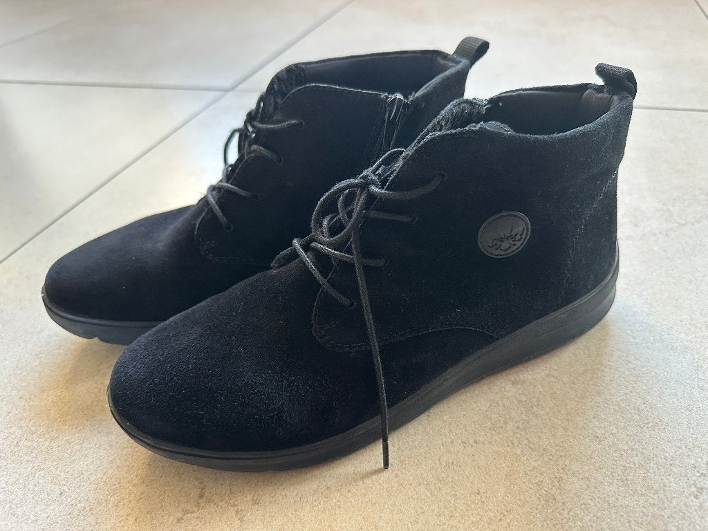 dames schoen, Zwart, Ophalen of Verzenden, Rieker, Sneakers of Gympen