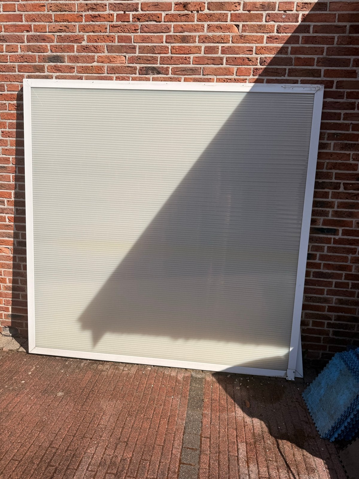 Zijpaneel voor overkapping of tuinafscheiding, Ophalen, Gebruikt, Kunststof, 150 tot 200 cm