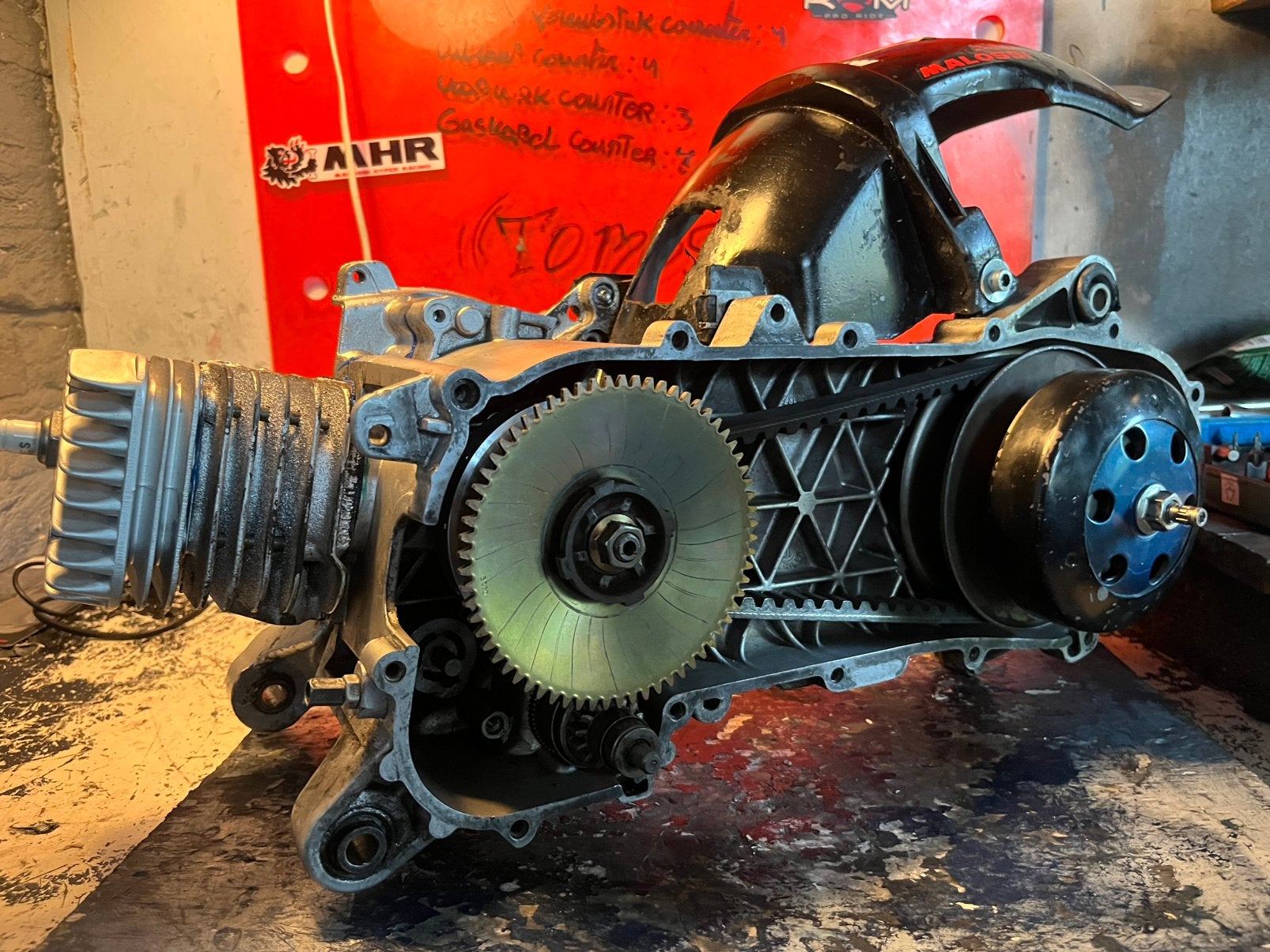 Piaggio 2t 50cc blok, Ophalen of Verzenden, Zo goed als nieuw, Blok