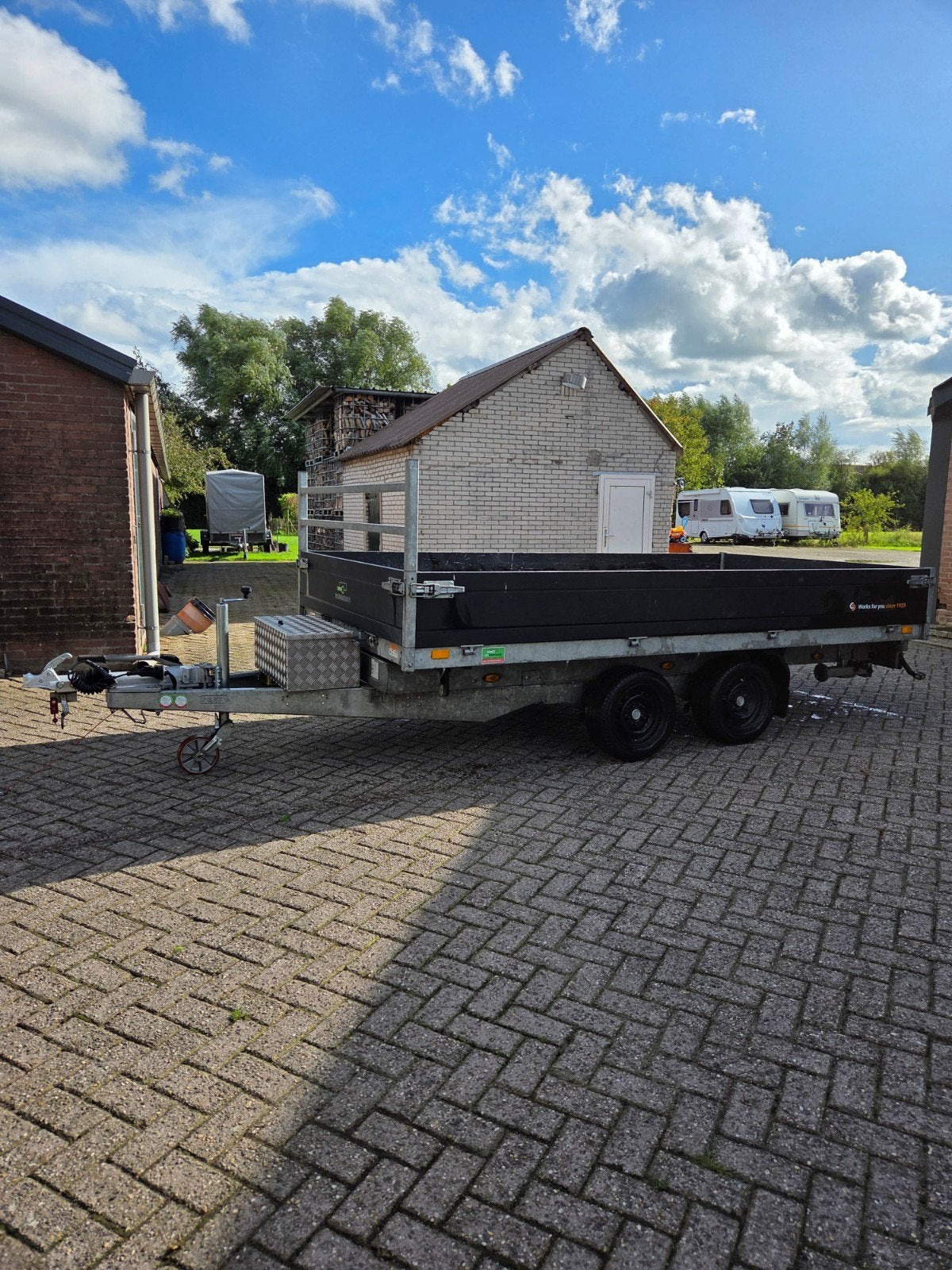 saris kipper 3500kg black edition, Ophalen, Zo goed als nieuw