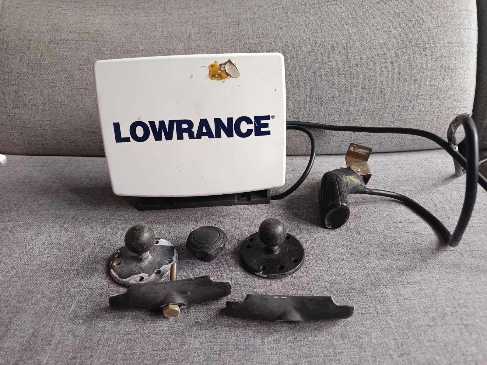 Lowrance X125 Dieptemeter (zonder transducerstang), Watersport en Boten, Ophalen of Verzenden, Gebruikt