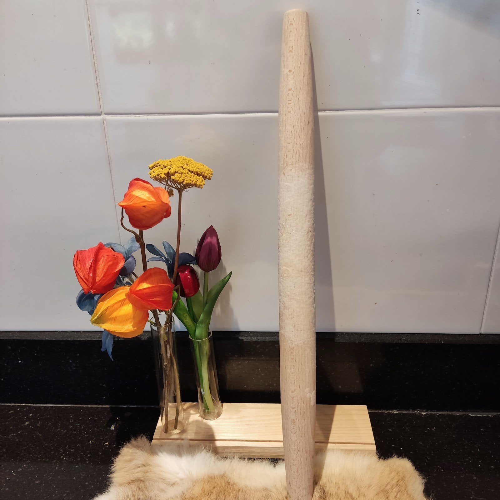 Houten Deegroller (Taps Toelopend), Overige typen, Hout, Nieuw, Ophalen of Verzenden