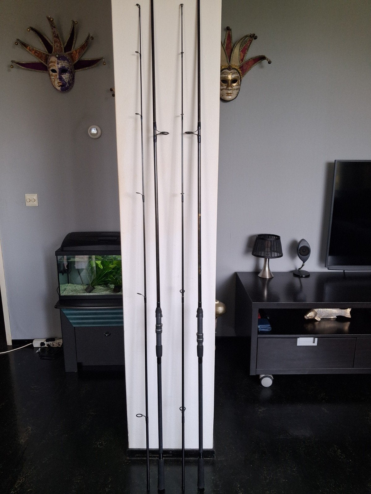 2 Browning karperhengels - 3.60m, 2lbs, Ophalen of Verzenden