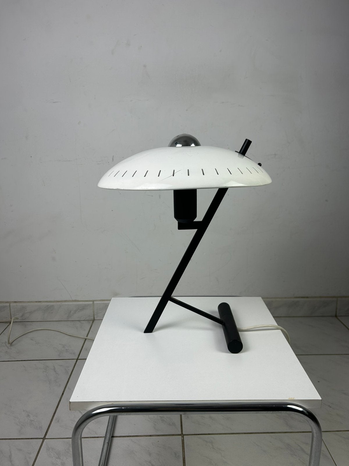 Philips jaren 60 Decora bureaulamp Z lamp, Bureaulamp, Gebruikt, Vintage, Wit