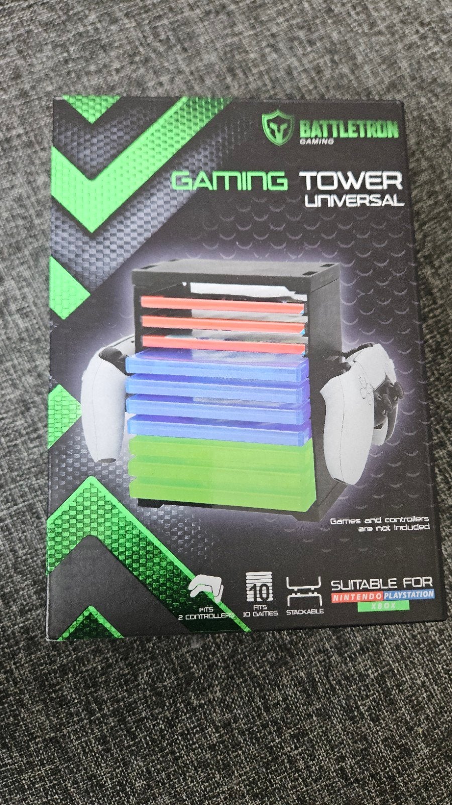 Battletron Gaming Tower Universal - Nieuw en Ongeopend, Ophalen, Houder/standaard, Nintendo, Nieuw