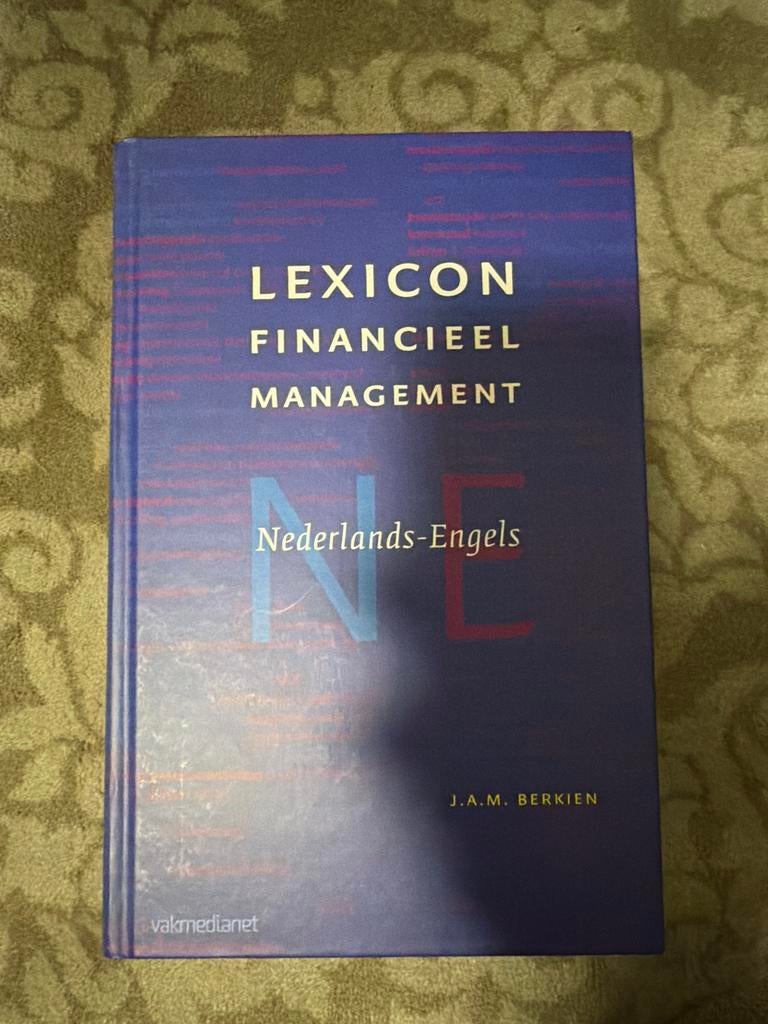 Lexicon Financieel Management Nederlands-Engels Woordenboek, Ophalen of Verzenden, Gelezen, Overige uitgevers, Nederlands