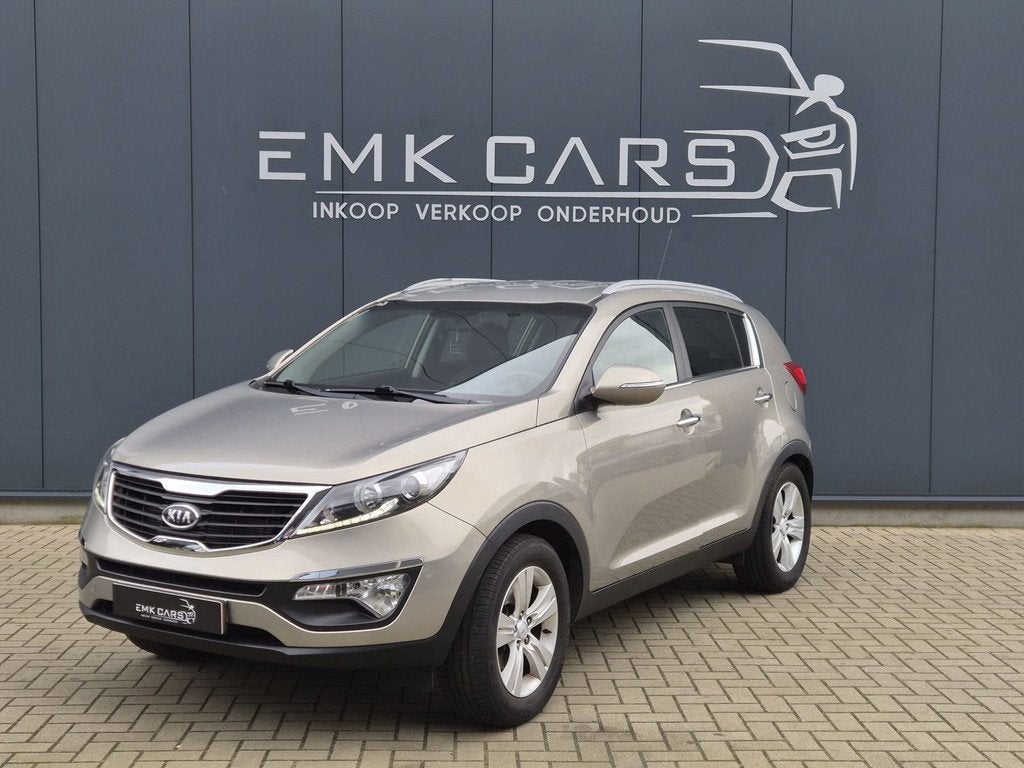 Kia Sportage 2.0 X-ecutive Plus Pack, Auto's, Gebruikt, Parkeersensor, 4 cilinders, Leder en Stof