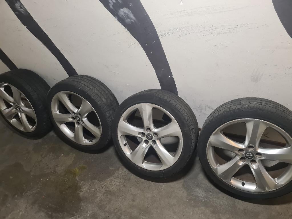 Opel astra velgenset, Ophalen, Gebruikt, 16 inch, Banden en Velgen