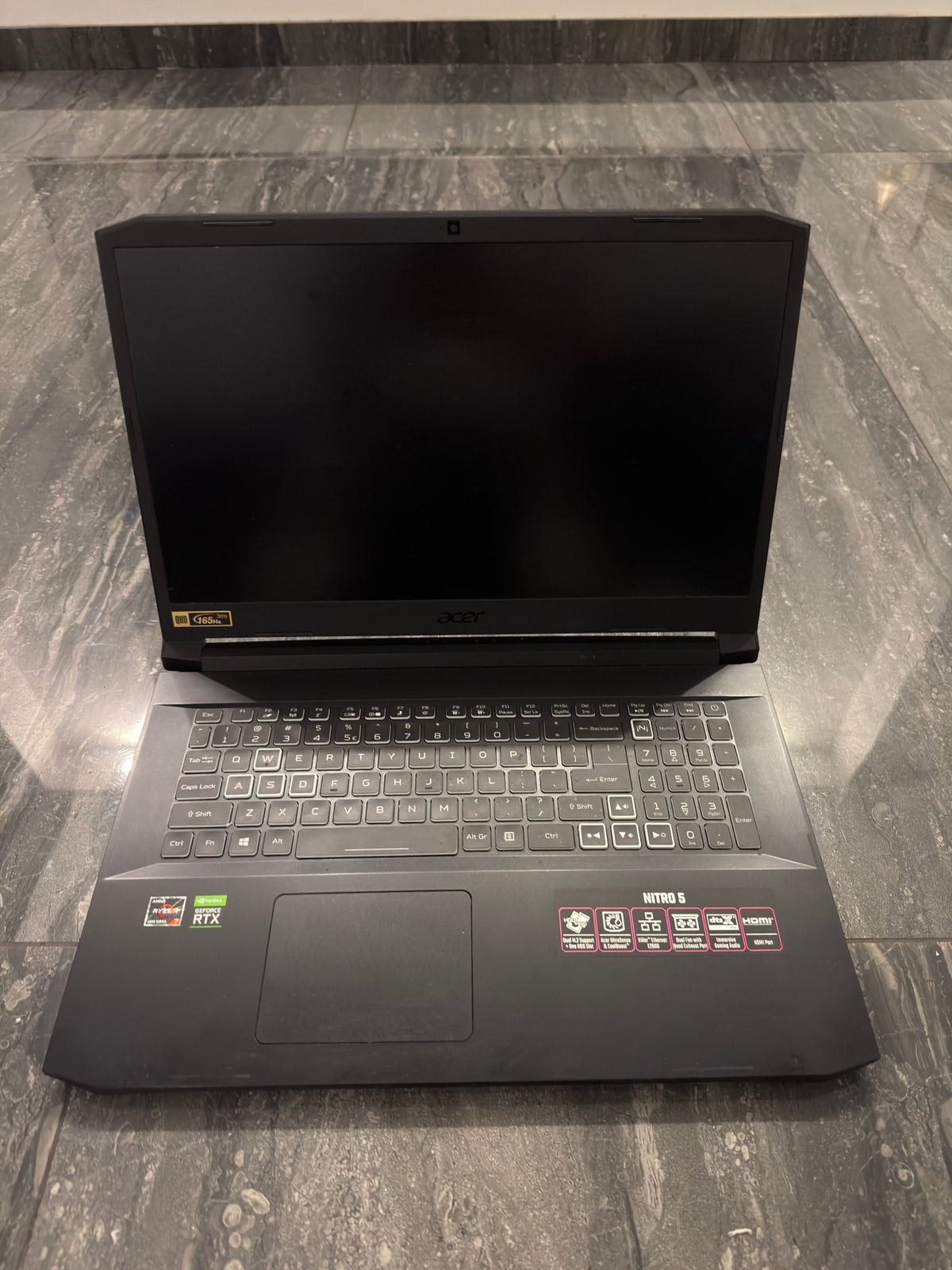 Acer Nitro 5 AN517-41-R5UG Gaming Laptop, 2 tot 3 Ghz, 15 inch, Ophalen of Verzenden, Zo goed als nieuw