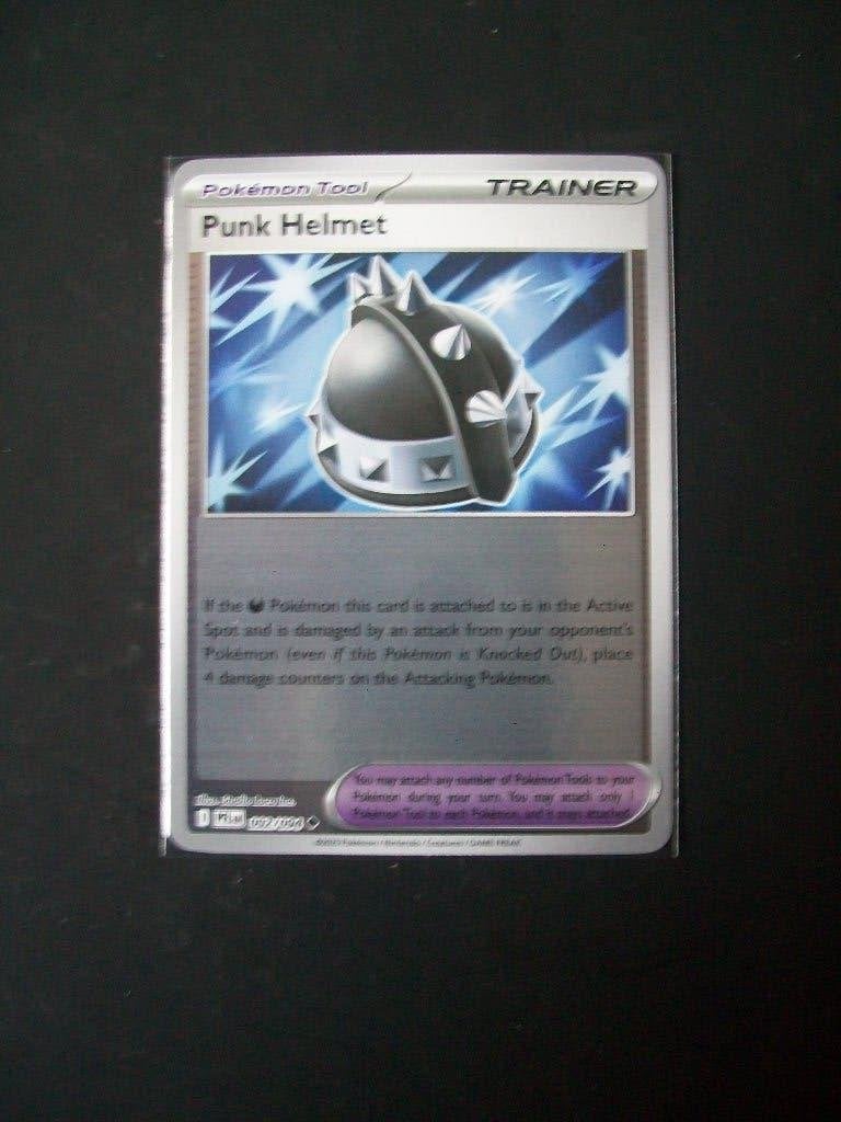 4061. Nieuwe Pokemon Kaart Holofoil PUNK HELMET (092/094), Verzenden, Nieuw, Losse kaart, Foil