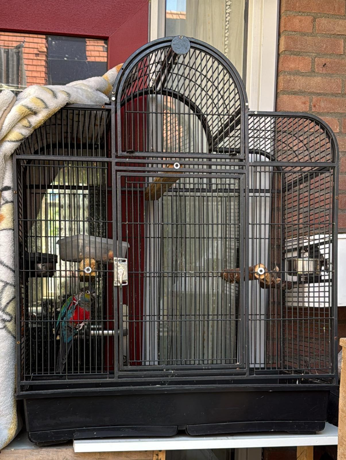 Gevraagd onder stel met wielen. Voor zo kooi Montana., Ophalen of Verzenden, Metaal, Vogelkooi