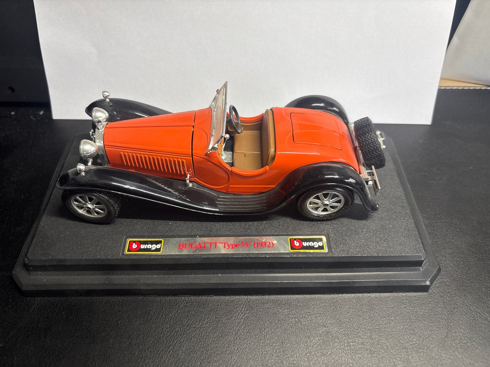 Burago Bugatti Type 55 (1932) Modelauto, Hobby en Vrije tijd, Modelauto's | 1:43, Ophalen, Zo goed als nieuw, Auto, Overige merken