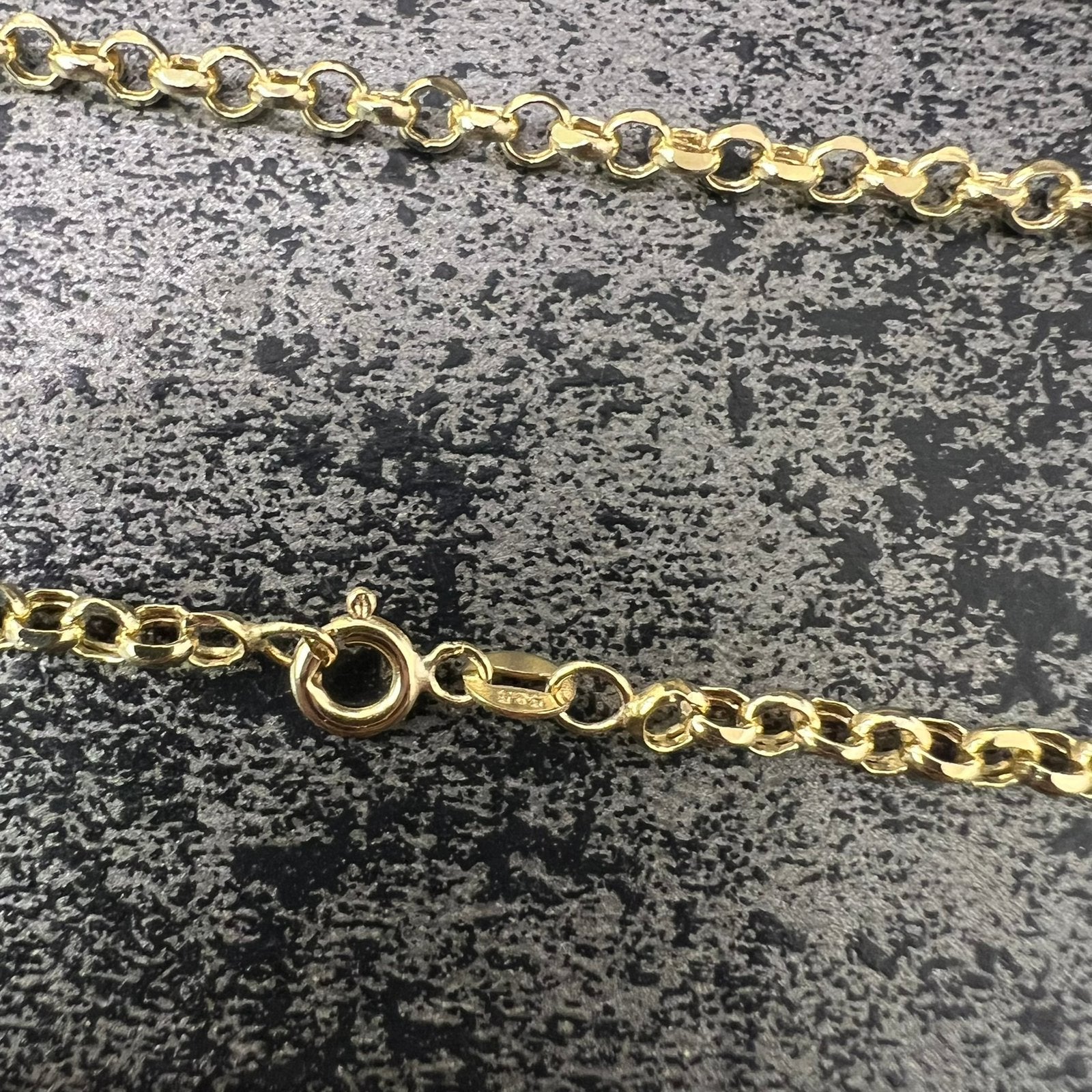14k gouden ketting jasseron schakel nieuw, Ophalen of Verzenden, Nieuw, Goud