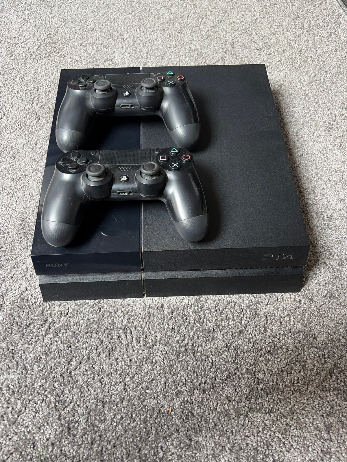 Playstation 4 met 2 controllers, oplaadstation en 9 games, Ophalen of Verzenden, Gebruikt, Met 2 controllers, Met games