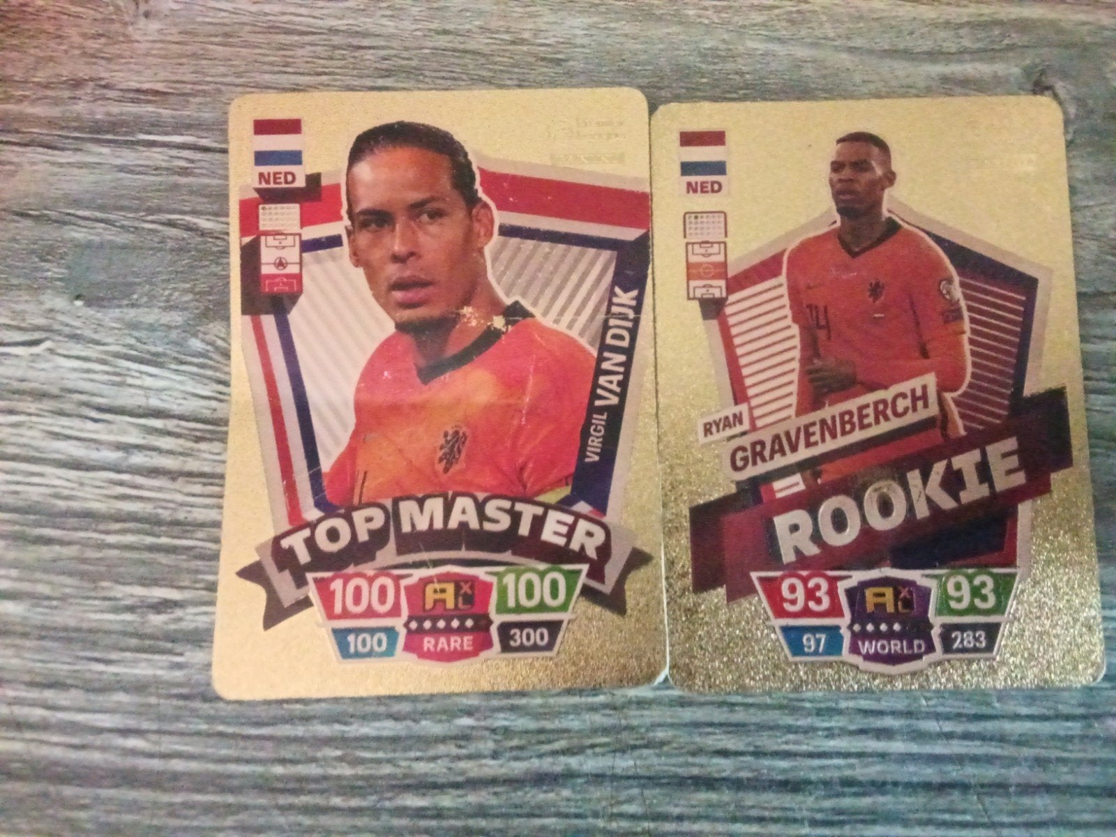 Voetbalplaatjes: Virgil van Dijk & Ryan Gravenberch, Ophalen, Zo goed als nieuw, Overige binnenlandse clubs, Spelerskaart