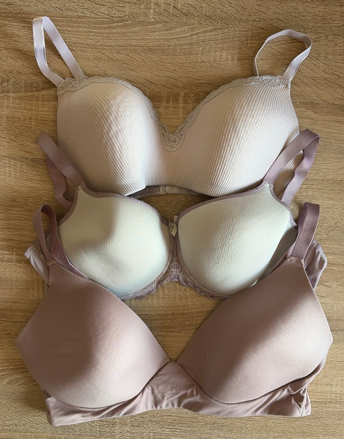 Comfortabele BH's - Set van 3, Verzenden, Roze, BH