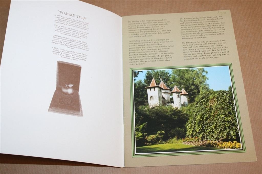 De Efteling — Vintage Fotoboekje 1985, Pirana & Sprookjesbos, Gebruikt, -, -, Ophalen of Verzenden
