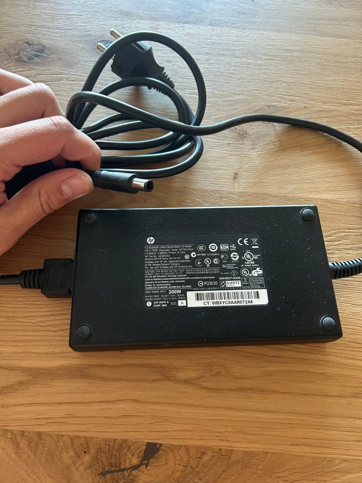 HP adapter oplader 200W, Ophalen of Verzenden, Zo goed als nieuw