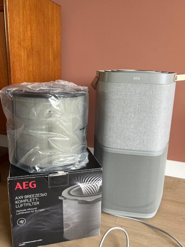 Aeg luchtreiniger+filter, Ophalen of Verzenden, Zo goed als nieuw, Luchtreiniger