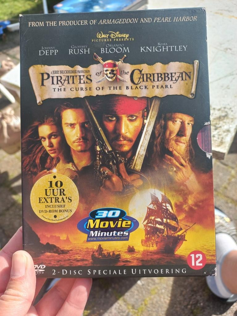 Pirates of the Caribbean: The Curse of the Black Pearl DVD, Vanaf 12 jaar, Ophalen of Verzenden, Gebruikt, Actiethriller