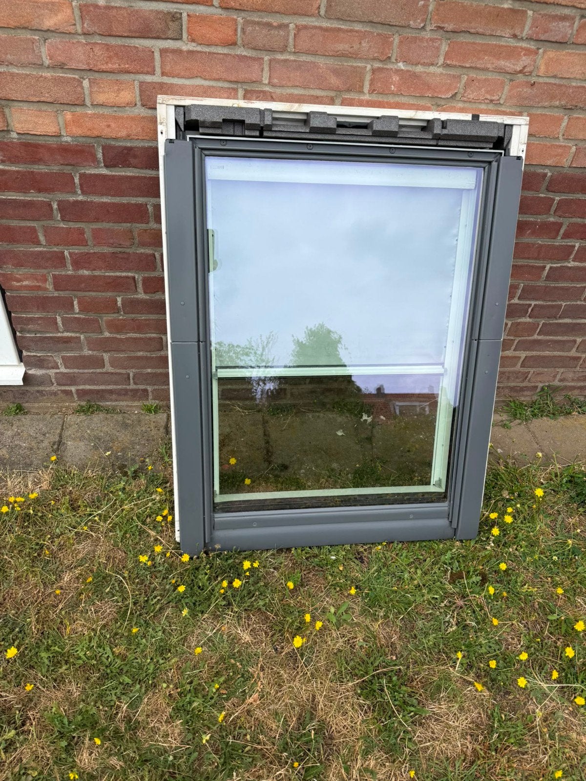 Velux GGL MK 04 78B x 98H inclusief gootstukken, Ophalen, Minder dan 80 cm, Dakraam, 80 tot 120 cm