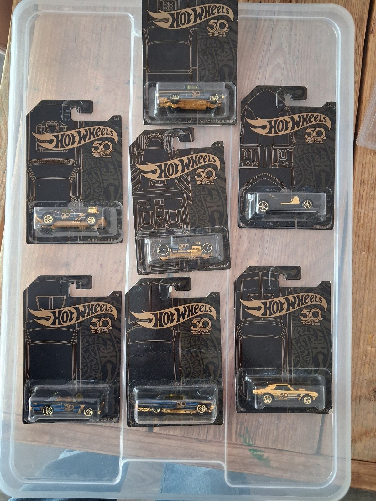 Hot Wheels 50th Anniversary Black & Gold Collectie, Ophalen of Verzenden, Nieuw