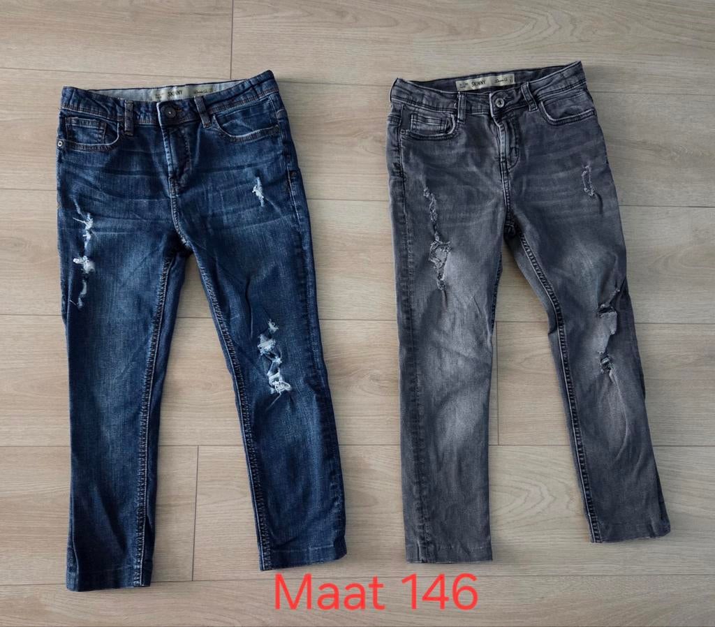 Diverse spijkerbroeken maten 128 t/m 158, Ophalen of Verzenden