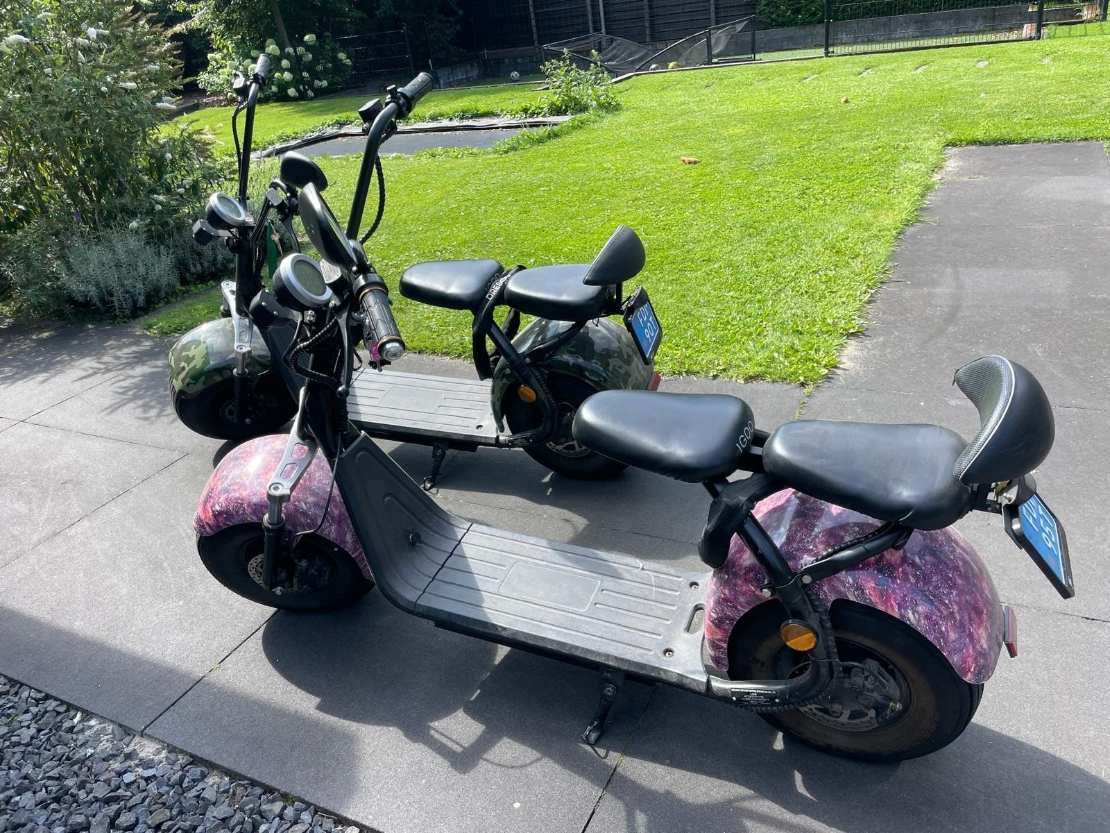 IGOO Elektrische Chopper Scooter - Slechts 594 km - Rijklaar, Ophalen, Zo goed als nieuw, Elektrisch, Overige merken