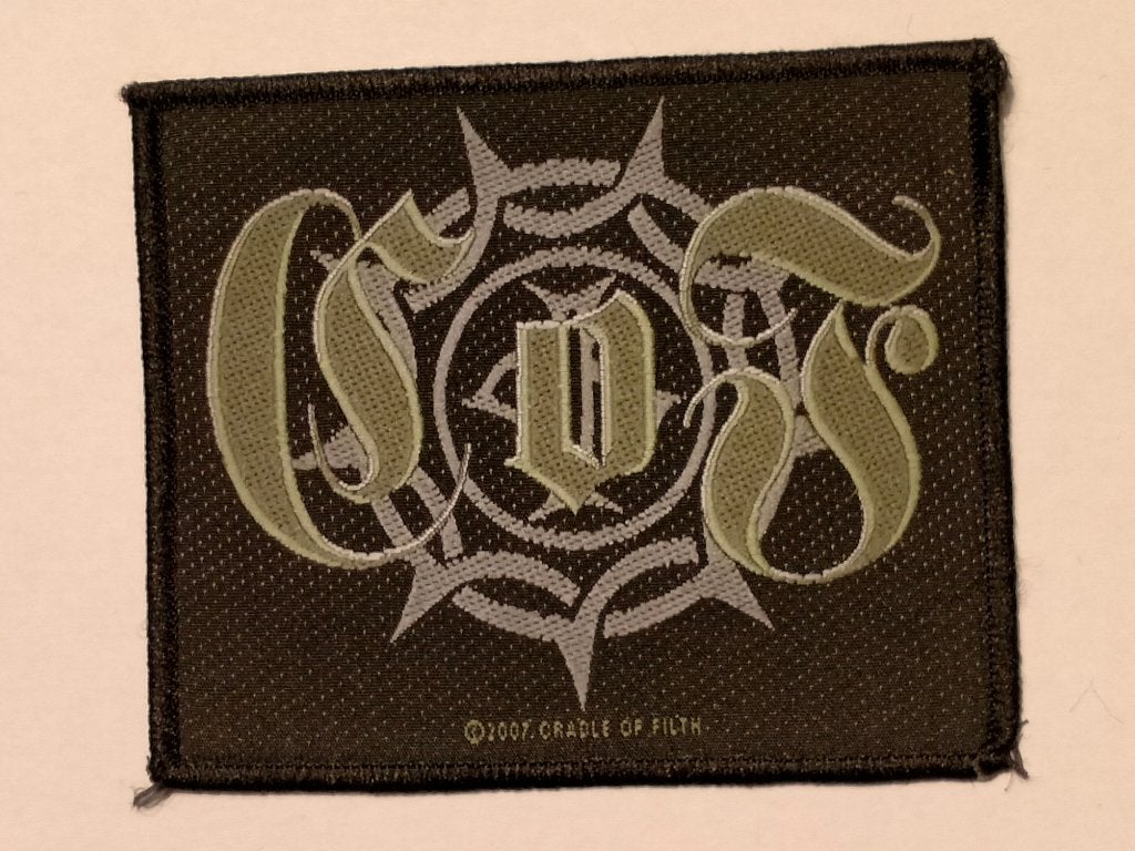Cradle of Filth COF 2007 band metal hardrock patch embleem, Verzenden, Nieuw, Kleding
