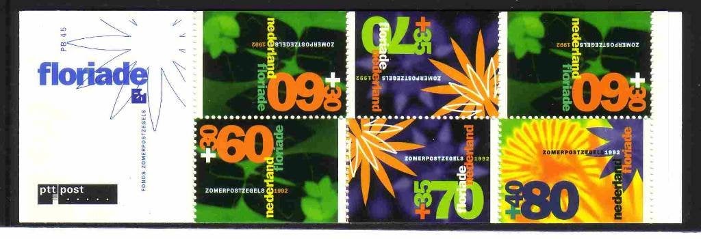 Nederland 1992 PB45 Zomer, Floriade, Postfris, Ophalen of Verzenden, Na 1940, Postfris